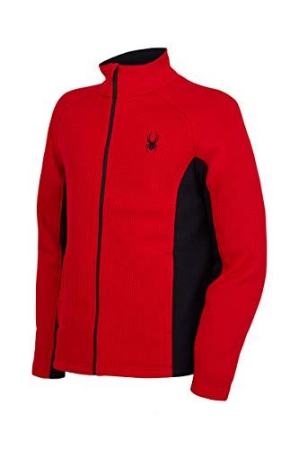 Spyder Active Sports Men's Constant Full Zip Mid-Weight Mock Neck Sweater
