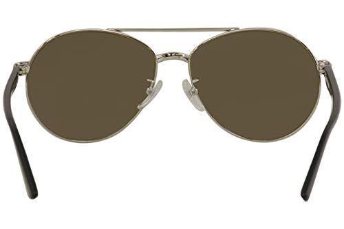 Balenciaga BB0019SK Sunglasses 004 Silver-Grey/Green Mirror(Double) Lens 59 mm
