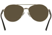 
                        
                          Load image into Gallery viewer, Balenciaga BB0019SK Sunglasses 004 Silver-Grey/Green Mirror(Double) Lens 59 mm
                        
                      