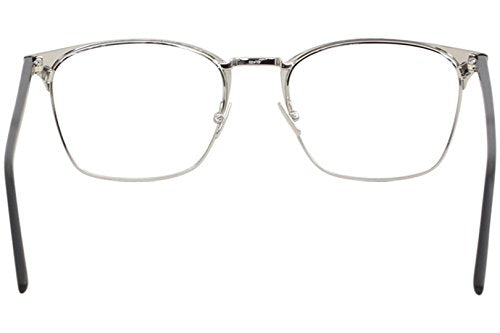 Saint Laurent SL 224 002 Black Silver Metal Square Eyeglasses 52mm