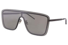 
                        
                          Muat gambar ke penampil Galeri, Saint Laurent SL 364 MASK BLACK/SILVER 99/1/140 unisex Sunglasses
                        
                      