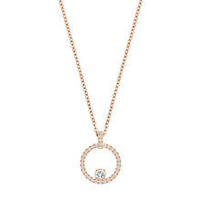 
                        
                          Load image into Gallery viewer, SWAROVSKI Creativity Circle Pendant, White, Rose-Gold Tone Plated - JOY2ESpree
                        
                      
