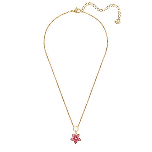 SWAROVSKI Women's Tropical Flower Pink Crystal Jewelry Collection - JOY2ESpree
