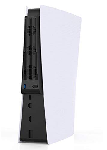 PS5 Cooling Fan, FANPL Cooling Station for Sony Playstation 5 Digital Edition & Ultra HD Console with 3 Cooling Fans and USB Port - JOY2ESpree