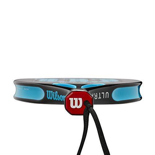Wilson Ultra Team V2 Padel Racket, Fibreglass/EVA, 366 g, Black/Blue, WR067011U2 - JOY2ESpree