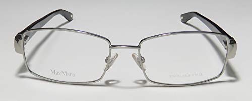 Max Mara 1100/U Womens Rectangular Crystals Flexible Hinges Distinct Eyeglasses/Eyeglass Frame