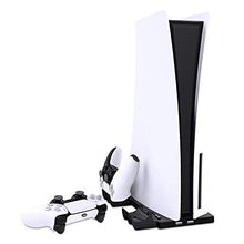 
                        
                          Cargar imagen en el visor de la galería, Linkstyle Vertical Stand for Playstation 5 for PS5 Digital Edition/Ultra HD Console with 2 DualSense Controller Charger and 2 Extra USB Charger Ports - JOY2ESpree
                        
                      