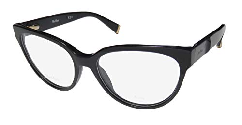 Max Mara 1249 Womens/Ladies Cat Eye Full-rim Flexible Hinges Authentic Designer Glamorous Eyeglasses/Glasses