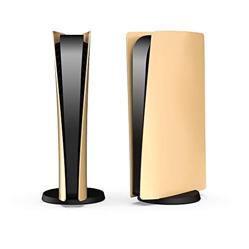PS5 Replacement Faceplate Cover, Housing Shell Case for Sony Playstation 5 Ultra HD/Digital Edition Console (Digital Edition, Gold) - JOY2ESpree