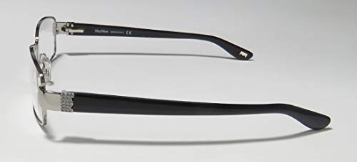 Max Mara 1100/U Womens Rectangular Crystals Flexible Hinges Distinct Eyeglasses/Eyeglass Frame