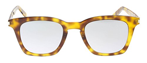 Saint Laurent 138SLIM SLIM 138 AVANA/SILVER/AVANA Sunglasses