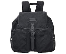
                        
                          Muat gambar ke penampil Galeri, Gucci Unisex Two Front Pockets Black GG Nylon Medium Backpack 510343 1000
                        
                      