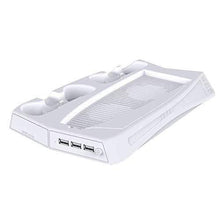 
                        
                          गैलरी व्यूवर में इमेज लोड करें, Vertical Stand for Playstation 5 with Cooling Fan Charging Station for PS5 Digital/CD-ROM Edition Console - JOY2ESpree
                        
                      