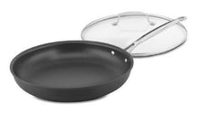 
                        
                          Muat gambar ke penampil Galeri, Cuisinart 622-30G Chef's Classic Nonstick Hard-Anodized 12-Inch Skillet with Glass Cover, Black - JOY2ESpree
                        
                      