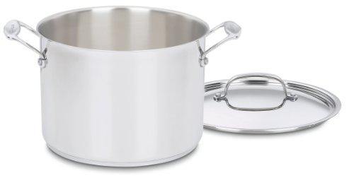 Cuisinart 766-24 Chef's Classic 8-Quart Stockpot with Cover, silver - JOY2ESpree