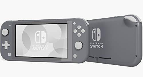 Nintendo Switch Lite (Gray) Bundle with Mario Kart Live: Home Circuit (Luigi Set) + 6Ave Cleaning Cloth - JOY2ESpree