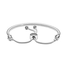 
                        
                          Muat gambar ke penampil Galeri, PANDORA Moments Heart Clasp Slider Bracelet, - JOY2ESpree
                        
                      