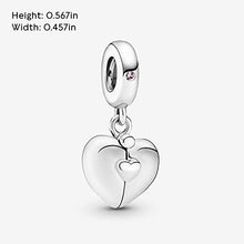
                        
                          將圖片載入圖庫檢視器 Pandora Jewelry Family Heart Locket Dangle Crystal Charm in Sterling Silver - JOY2ESpree
                        
                      