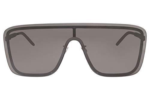 Saint Laurent SL 364 MASK BLACK/SILVER 99/1/140 unisex Sunglasses