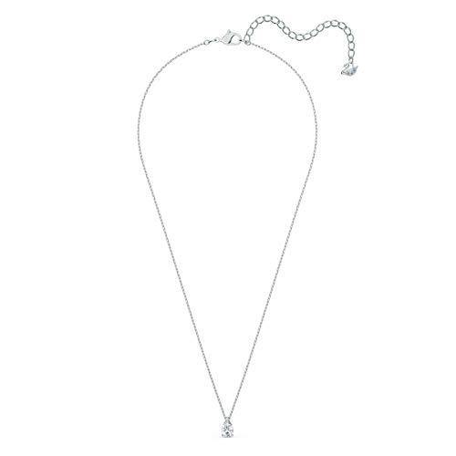 SWAROVSKI Attract Pear Set, White, Rhodium Plated, 14 7/8 / 1/4 x 1/8 (5569174) - JOY2ESpree