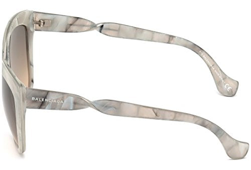 Sunglasses Balenciaga BA 52 BA0052 24B white/other / gradient smoke