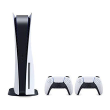 
                        
                          Load image into Gallery viewer, Ptech 2021 Playstation Console Two Controller Bundle - PS5 Disk Version with Two Wireless Controllers and Soft Shell Controller Case - JOY2ESpree
                        
                      