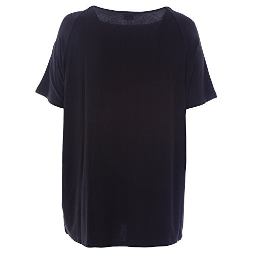 Marina Rinaldi Women's Vanto Embroidered Tunic Blouse Black