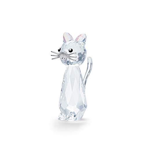 Swarovski 125th Anniversary Replica Cat, Collectable Figurine in Shimmering White Crystal for Cat and Pet lovers - JOY2ESpree