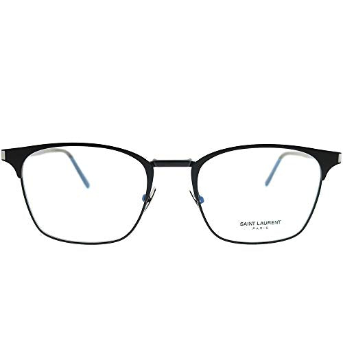 Saint Laurent SL 224 001 Black Metal Square Eyeglasses 52mm