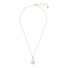 
                        
                          Load image into Gallery viewer, Swarovski Women's Dazzling Swan Necklace, Blue Crystals, Pink Crystals - JOY2ESpree
                        
                      