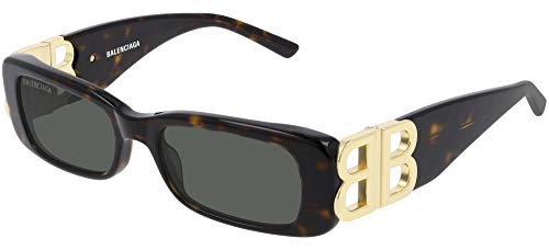 Sunglasses Balenciaga BB 0096 S- 002 Havana/Green Gold