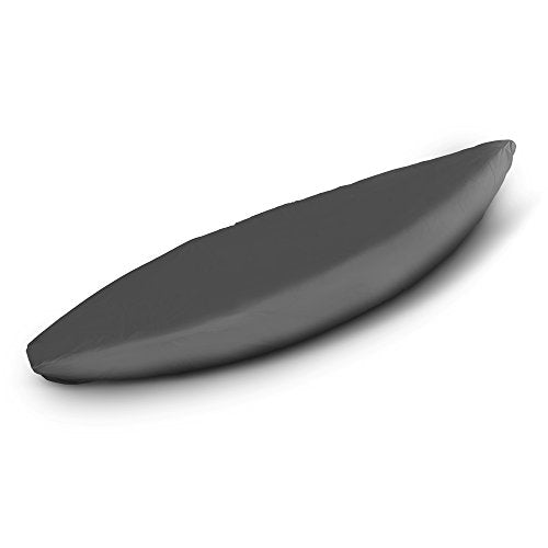 Blusea Waterproof Kayak Cover, 6.8-19.6ft UV Resistant Kayak Canoe Cover - Professional Boat Storage Cover Shield, Blue/Grey [8 Size]