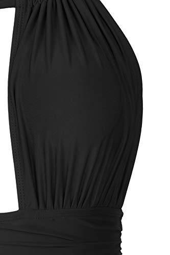 CUPSHE Women's One Piece Swimsuit Halter Tummy Control Multiway Swimwear Bathing Suits - JOY2ESpree