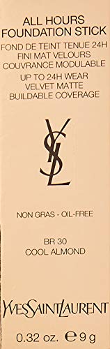 Yves Saint Laurent All Hours Paraben-Free Foundation Stick, BR 30 Cool Almond
