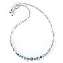 
                        
                          Muat gambar ke penampil Galeri, SWAROVSKI Women's Emily Bracelet Collection, Rhodium Finish, Blue Crystals - JOY2ESpree
                        
                      