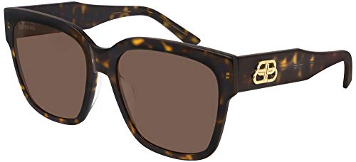 Balenciaga BB0056S HAVANA/BROWN 55/18/140 women Sunglasses
