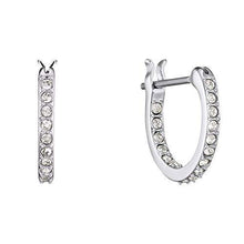 
                        
                          Muat gambar ke penampil Galeri, Swarovski Crystal Iconic Swan Earrings, Rhodium-Plated - JOY2ESpree
                        
                      