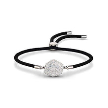 
                        
                          Load image into Gallery viewer, SWAROVSKI Women's Power Collection Elements Black Cord Band Crystal Bracelet Collection - JOY2ESpree
                        
                      