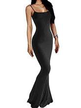 
                        
                          Muat gambar ke penampil Galeri, AnotherChill Women's Casual Lounge Slip Long Dress Sexy Sleeveless Backless Bodycon Maxi Dresses 2022 Spring Slim Elegant
                        
                      