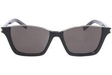 
                        
                          画像をギャラリービューアに読み込む, Saint Laurent SL365 002 Black Dylan Rectangle Sunglasses Lens Category 3 Size 5
                        
                      