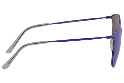 Balenciaga BB0021SK Sunglasses 003 Blue/Blue Mirror(Double) Lens 61 mm
