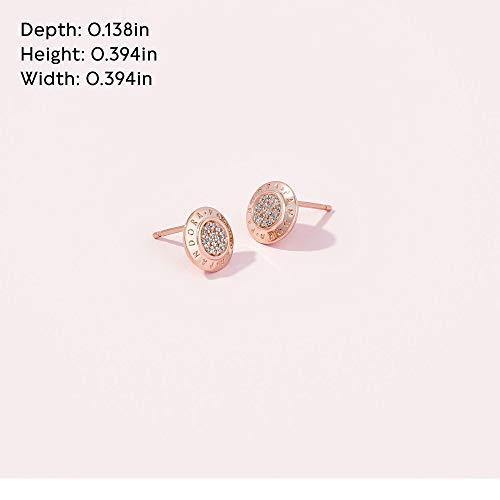 Pandora Jewelry Signature Cubic Zirconia Earrings in Pandora Rose - JOY2ESpree