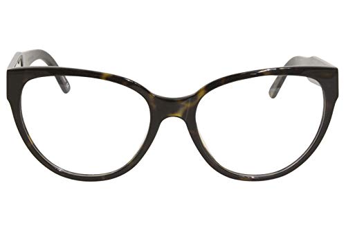 Balenciaga BB0064O 002 Eyeglasses Women's Havana Full Rim Optical Frame 54mm