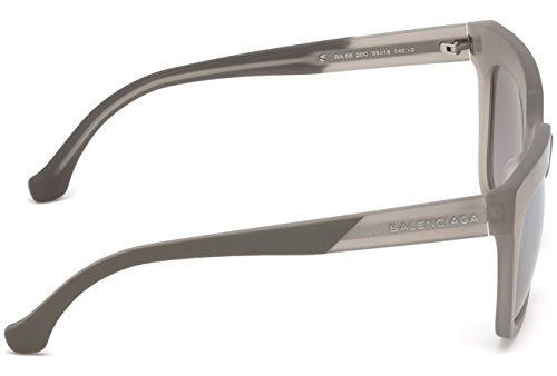 Balenciaga Women's BA0068 Semi Shiny Transparent Light Grey/Gradient Smoke Flash