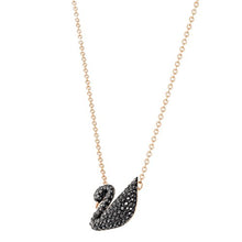 
                        
                          將圖片載入圖庫檢視器 SWAROVSKI Women's Iconic Swan Jewelry Collection, Rose Gold Tone Finish, Black Crystals - JOY2ESpree
                        
                      