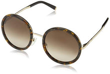 
                        
                          Load image into Gallery viewer, Sunglasses Max Mara Classy I/S 0NOB Gold Copper Mud/YR green gradient lens
                        
                      