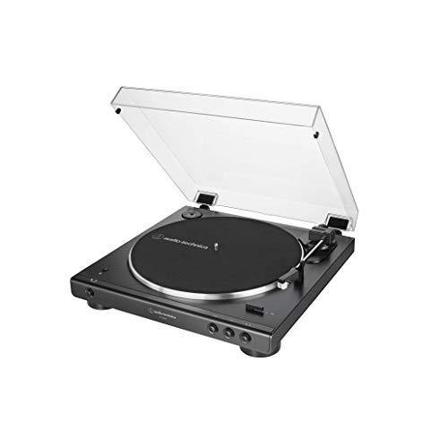 Audio-Technica AT-LP60XBT-BK Fully Automatic Wireless Belt-Drive Turntable (Black) (ATLP60XBTBK) - JOY2ESpree