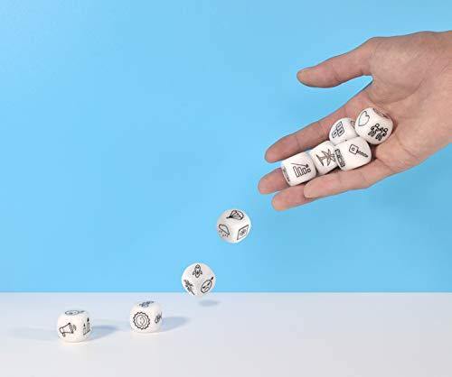 Spirok Story Telling Dice - 9 Cubes 54 Images with Storage Bag - for Infinite Storytelling - JOY2ESpree