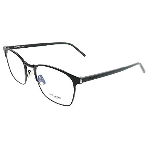 Saint Laurent SL 224 001 Black Metal Square Eyeglasses 52mm