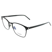 
                        
                          Muat gambar ke penampil Galeri, Saint Laurent SL 224 001 Black Metal Square Eyeglasses 52mm
                        
                      